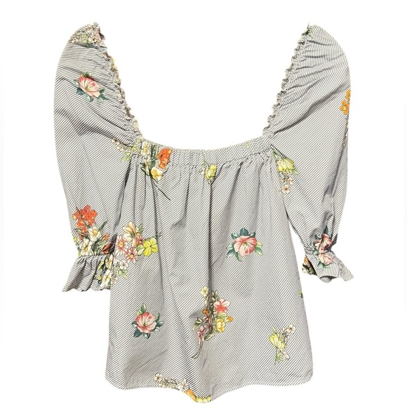 ASOS Off-the-Shoulder Floral Top – Size 6 - Picture 1 of 4